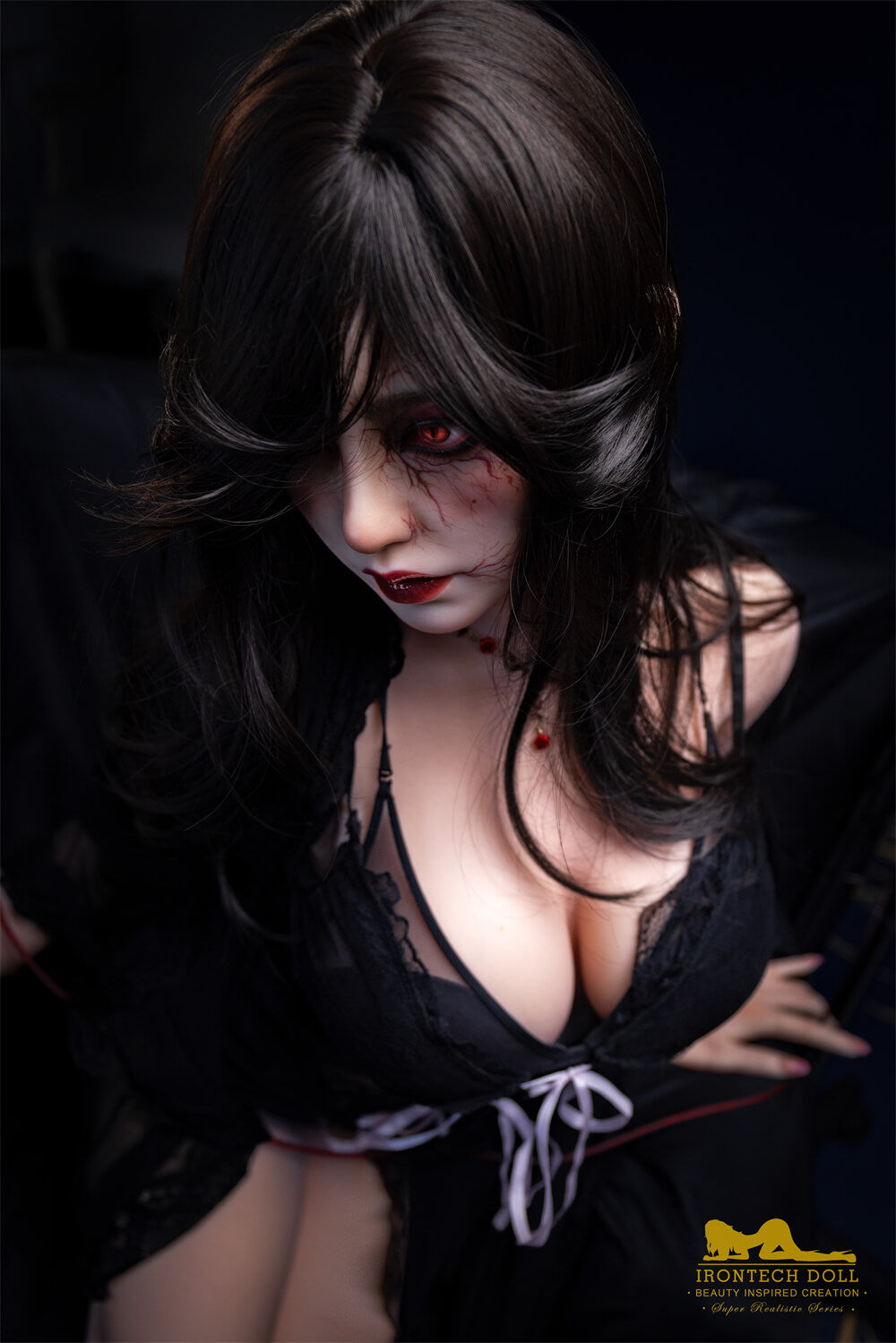 Suki 167cm D Cup Head S40 Halloween Silicone Sex Doll by Irontech