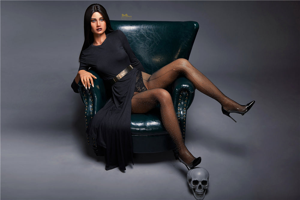 Sex with a slim sex doll