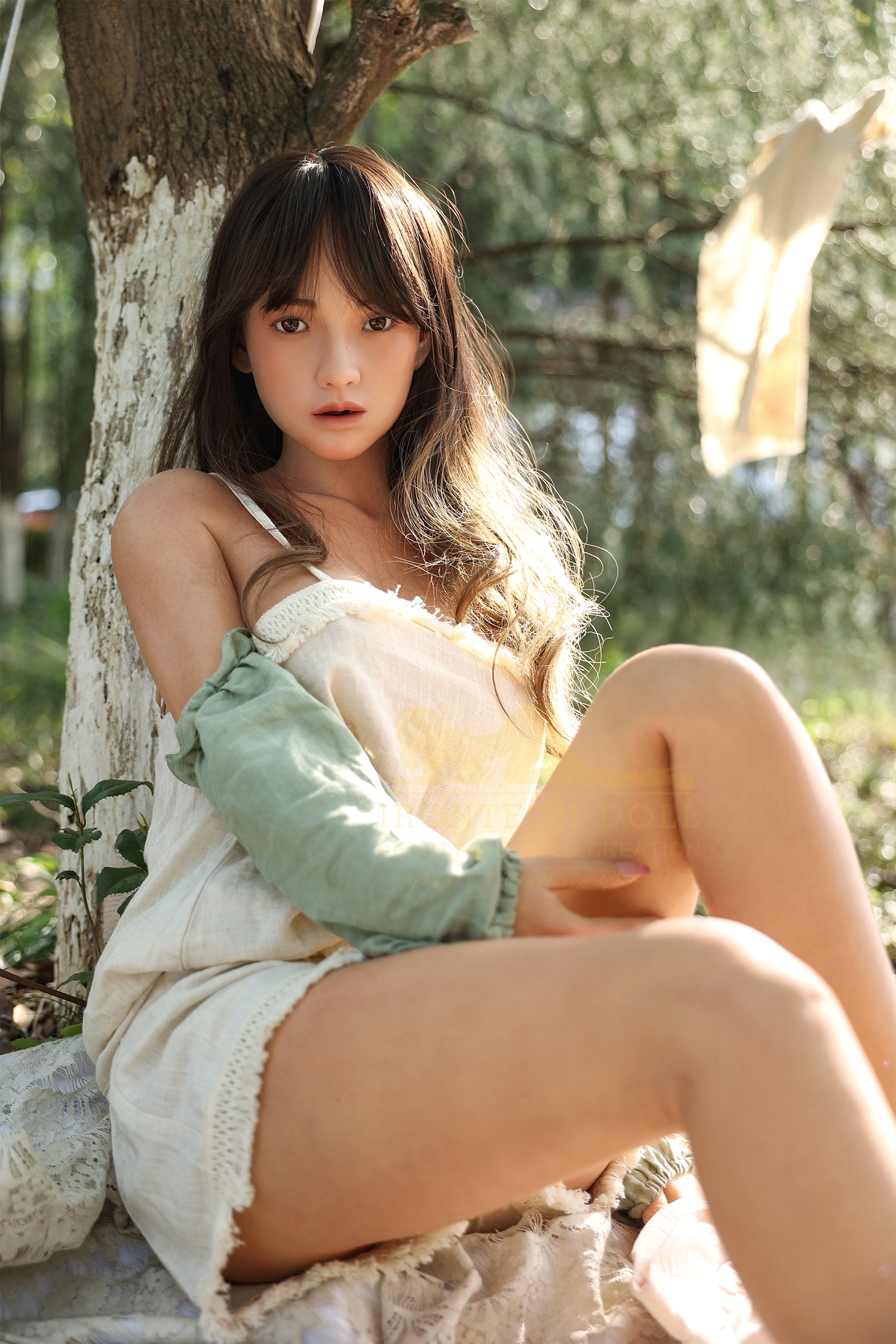 Yeona 167cm D Cup brunette silicone sex doll