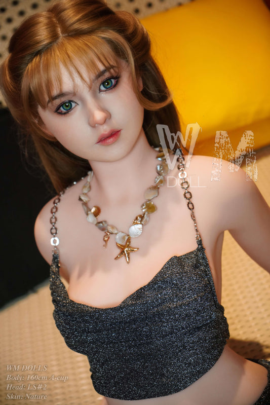 160cm - A Cup Hybrid Sex Doll TPE Body & Silicone Head LS#2 by WM