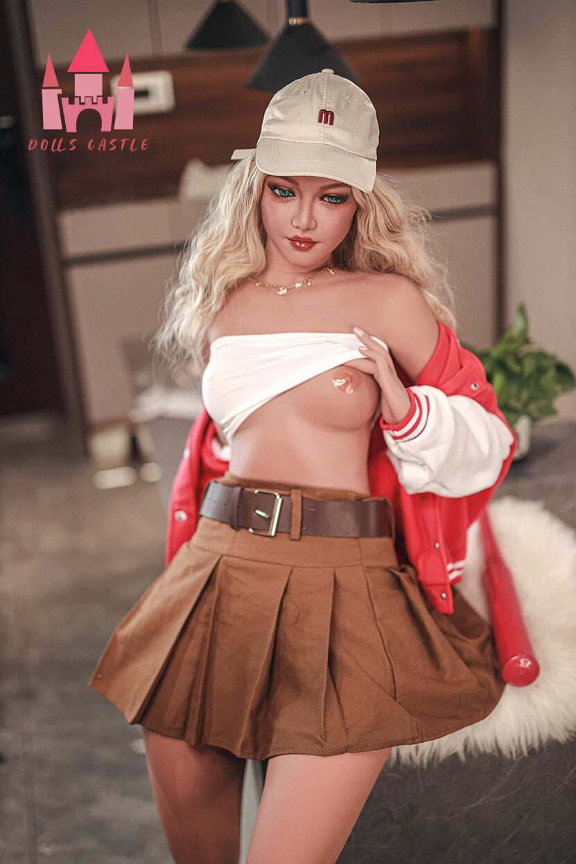 Playful Blonde B Cup Sex Doll with Slim Realistic Body – Dolls Lovers Official