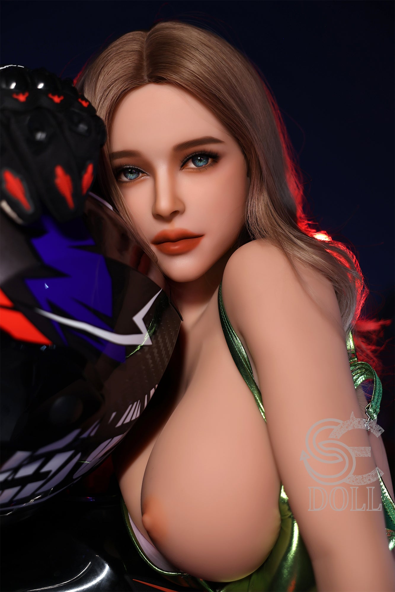 Sex doll with seductive and hot look.