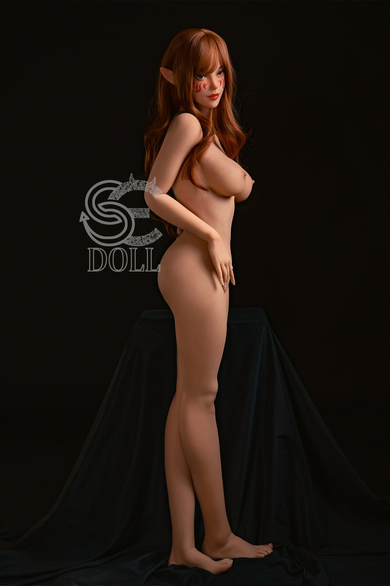 Sex doll with red hair and a hot body