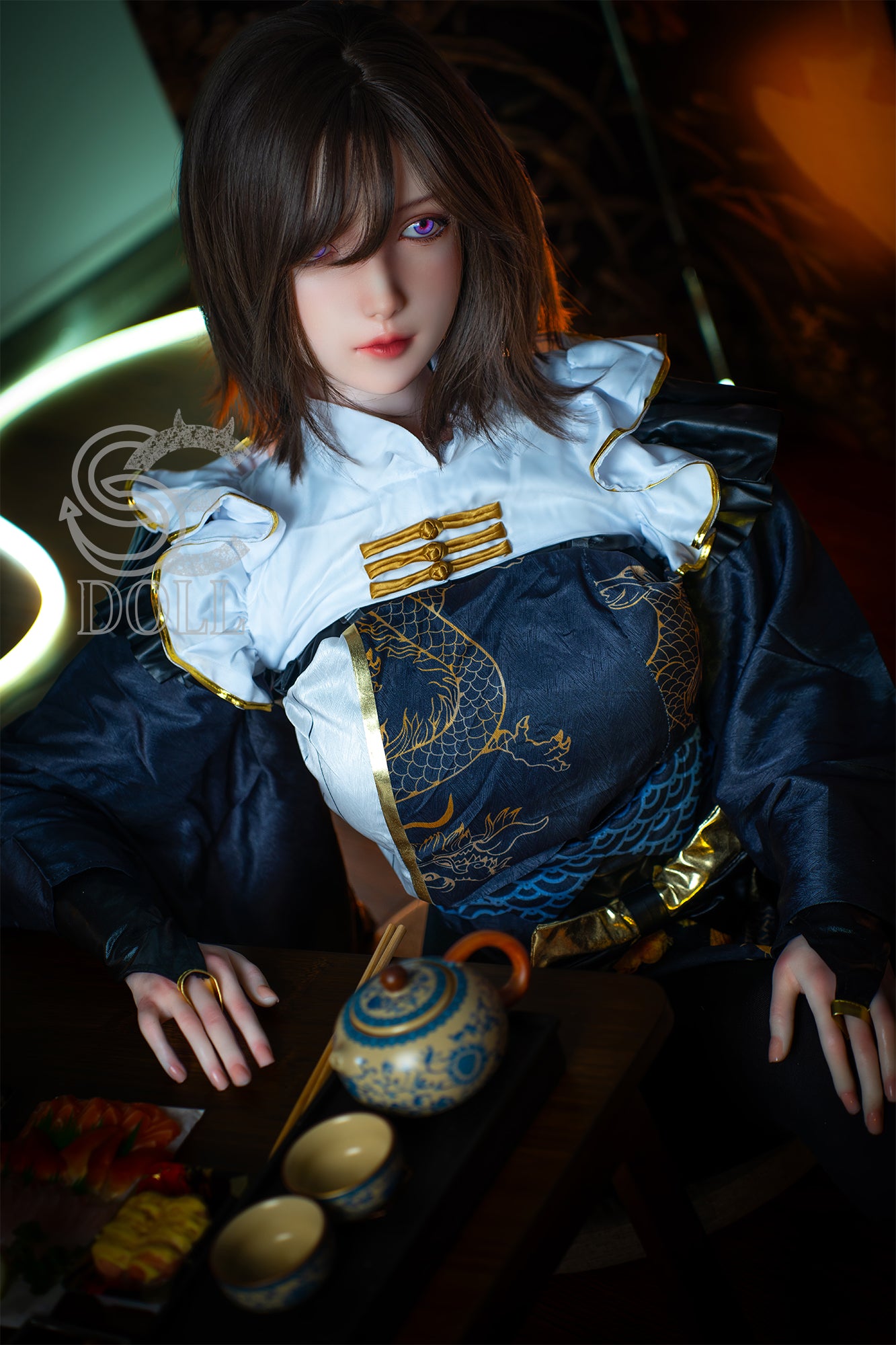 Japanese-inspired sex doll by SEDOLL with realistic curves and seductive charm.