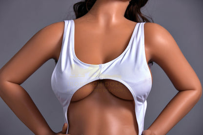 Beautiful, sensual breasts of a sex doll from dollslover.com