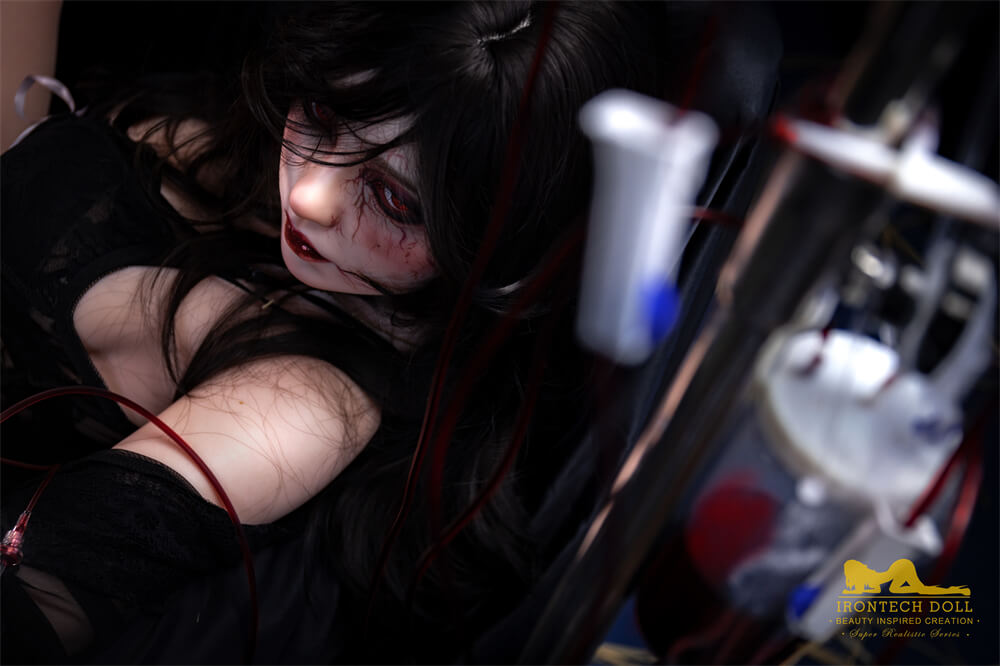 Suki 167cm D Cup Head S40 Halloween Silicone Sex Doll by Irontech