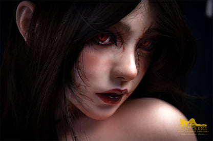 Suki 167cm D Cup Head S40 Halloween Silicone Sex Doll by Irontech