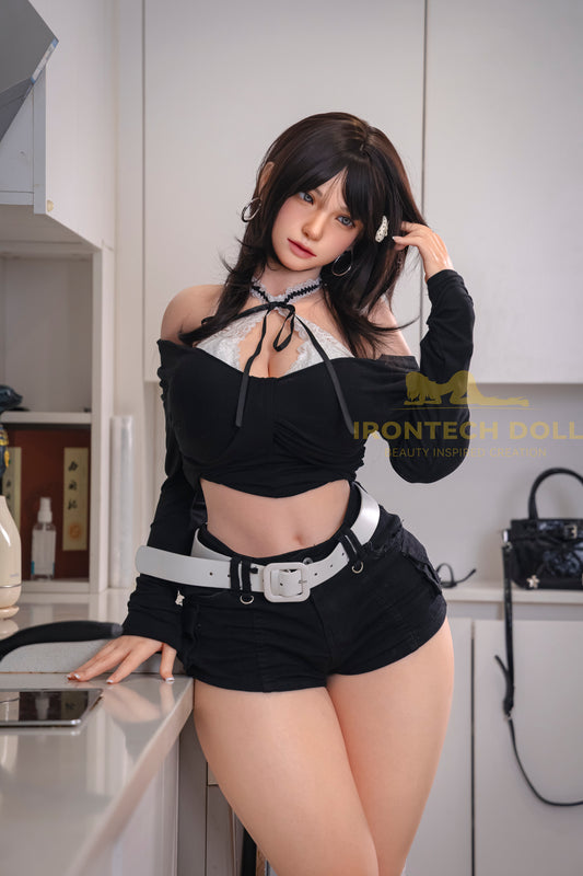 Kitty 165cm F cup silicone sex doll by Irontech realistic companion