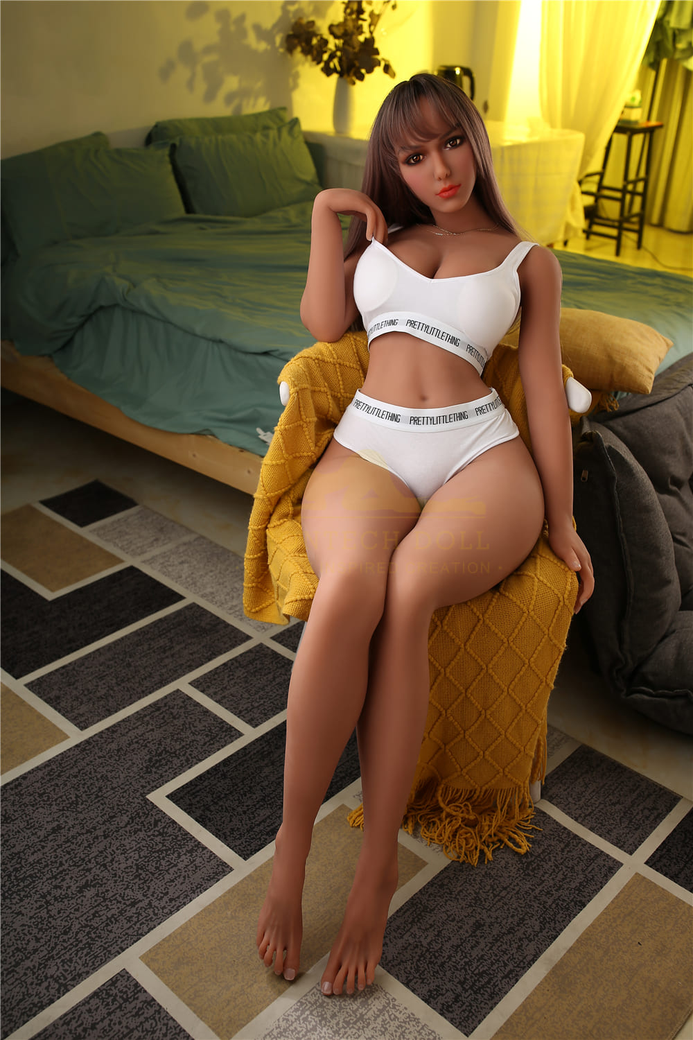 Realistic Scarlet sex doll with soft TPE skin 