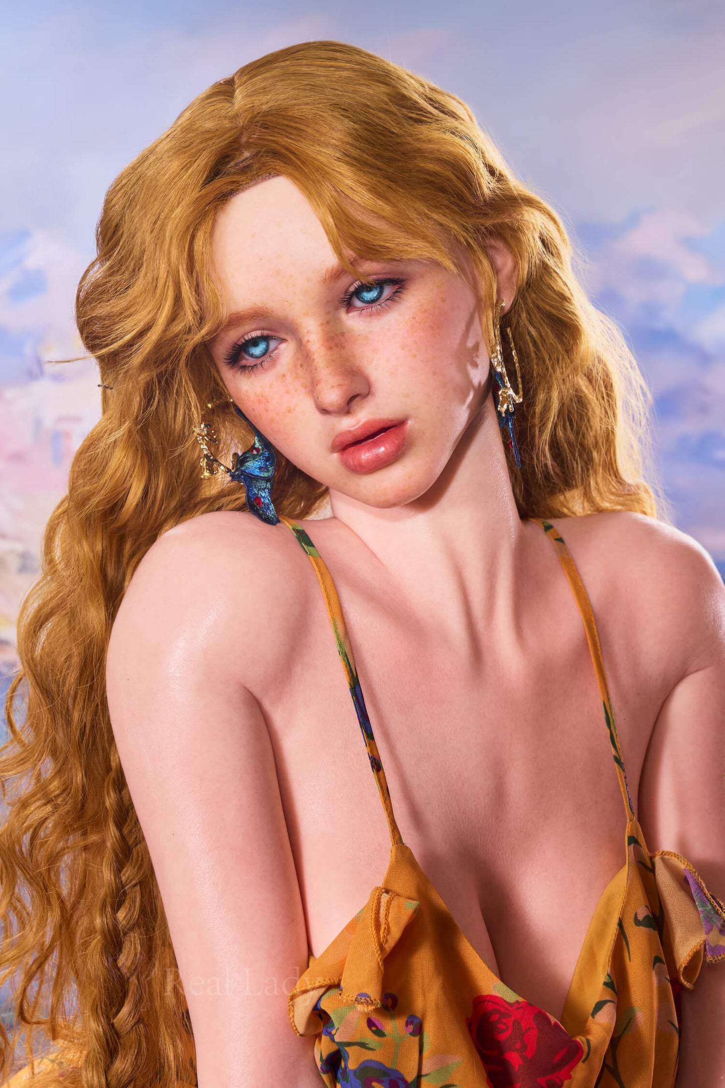 Realistic life size silicone love doll with curvy body proportions