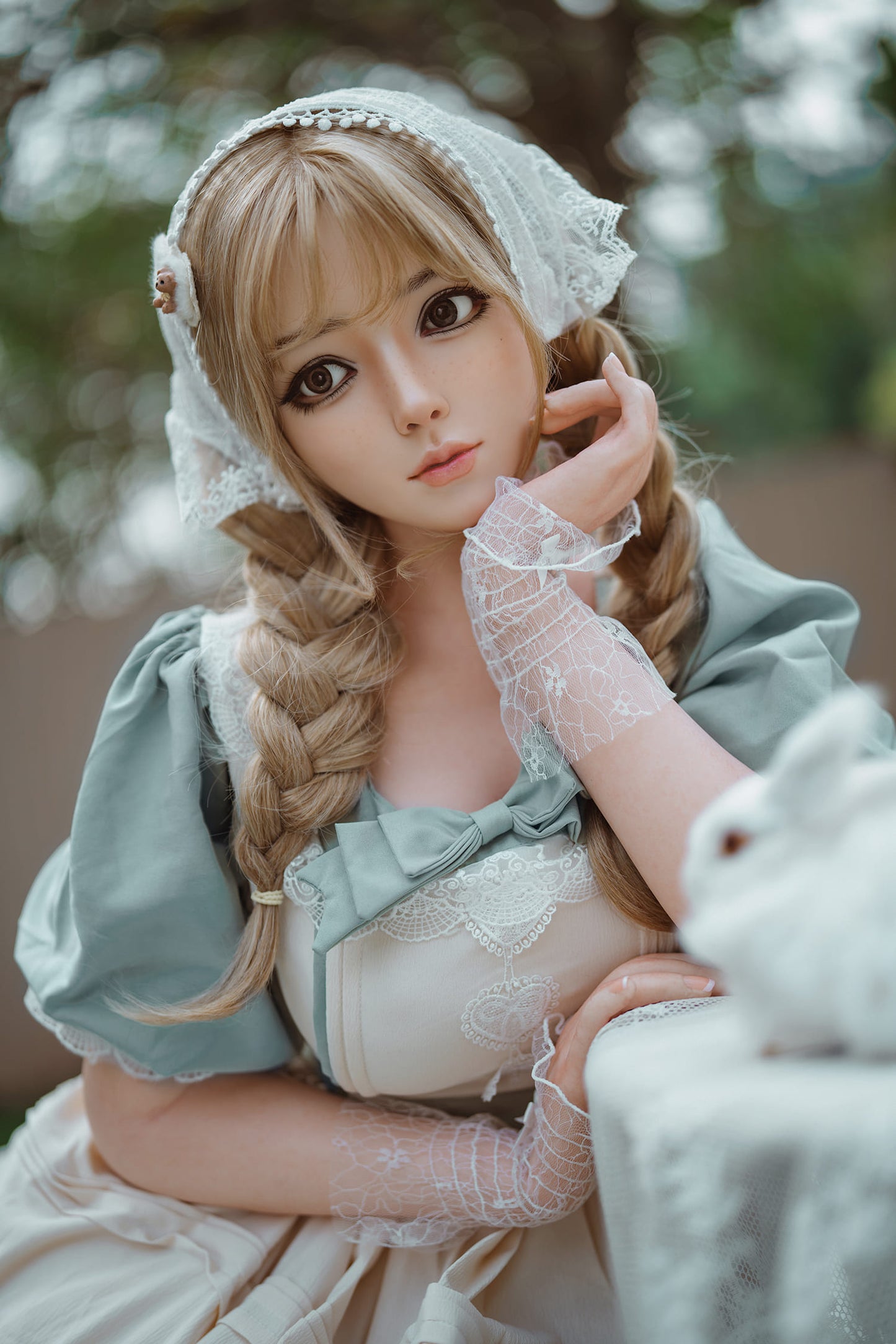 Blonde sex doll