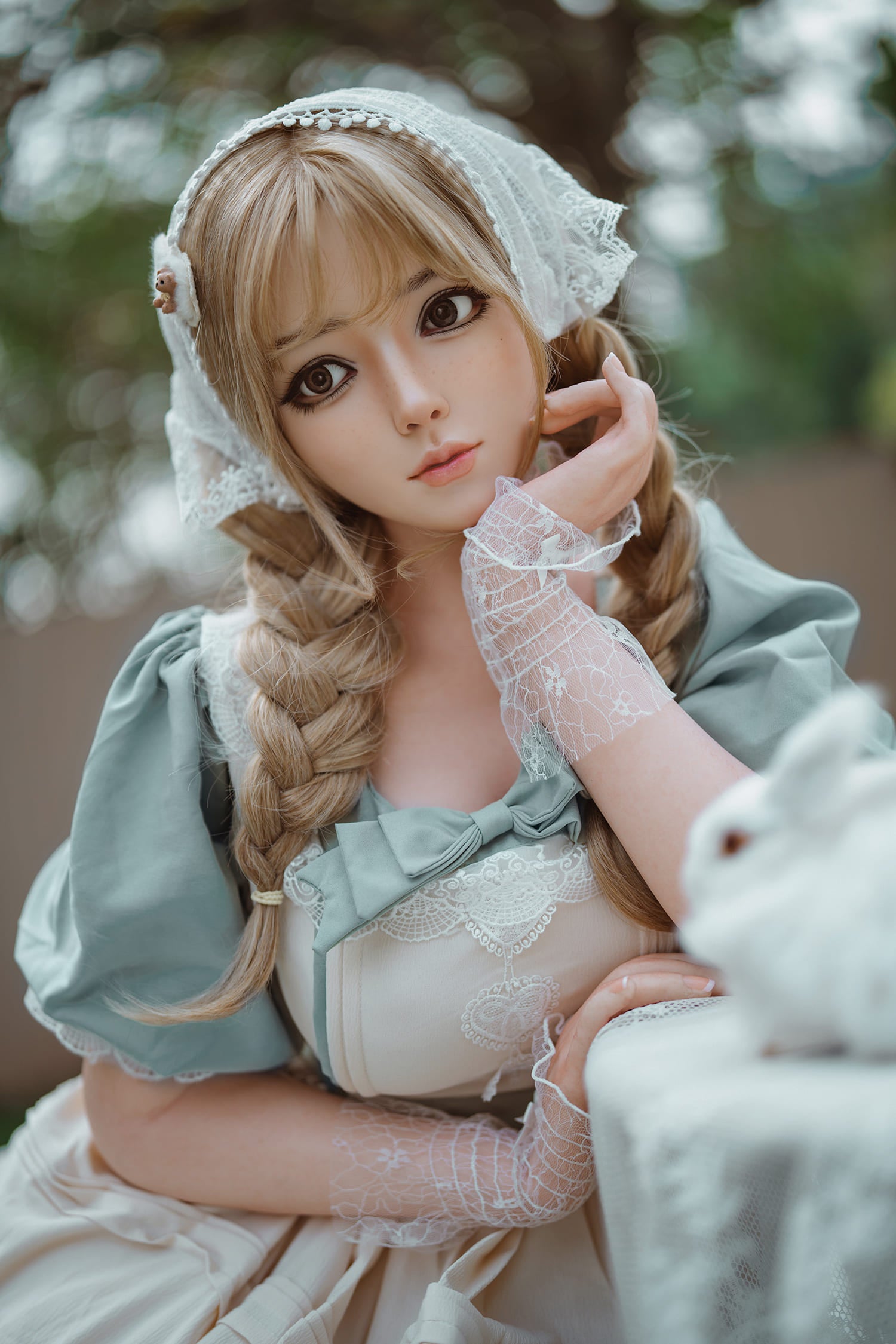 Blonde sex doll