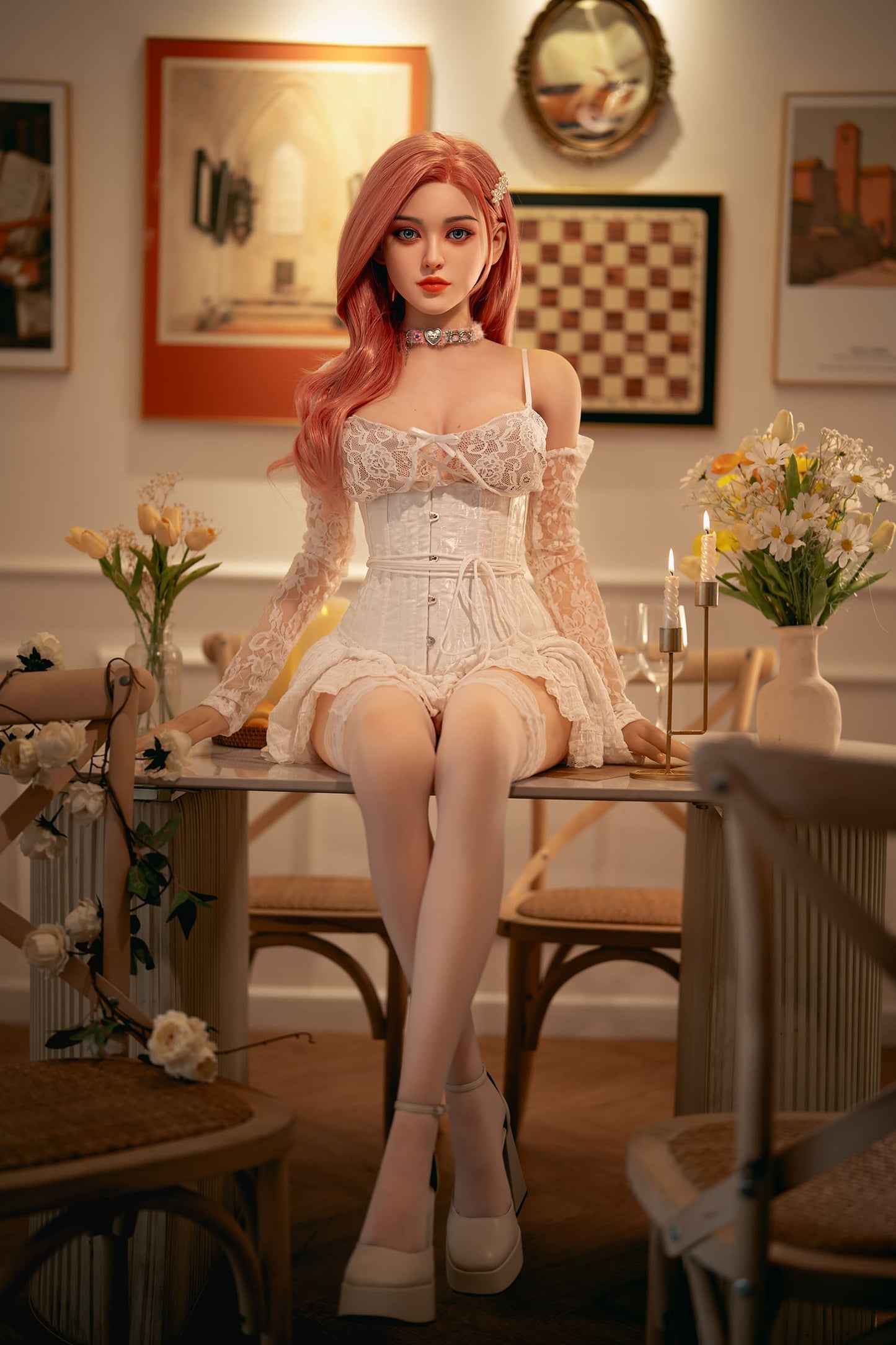 Scarlett 160 cm - C Cup Silicone Head with TPE Body Sex Doll by SY Doll | In Stock USA