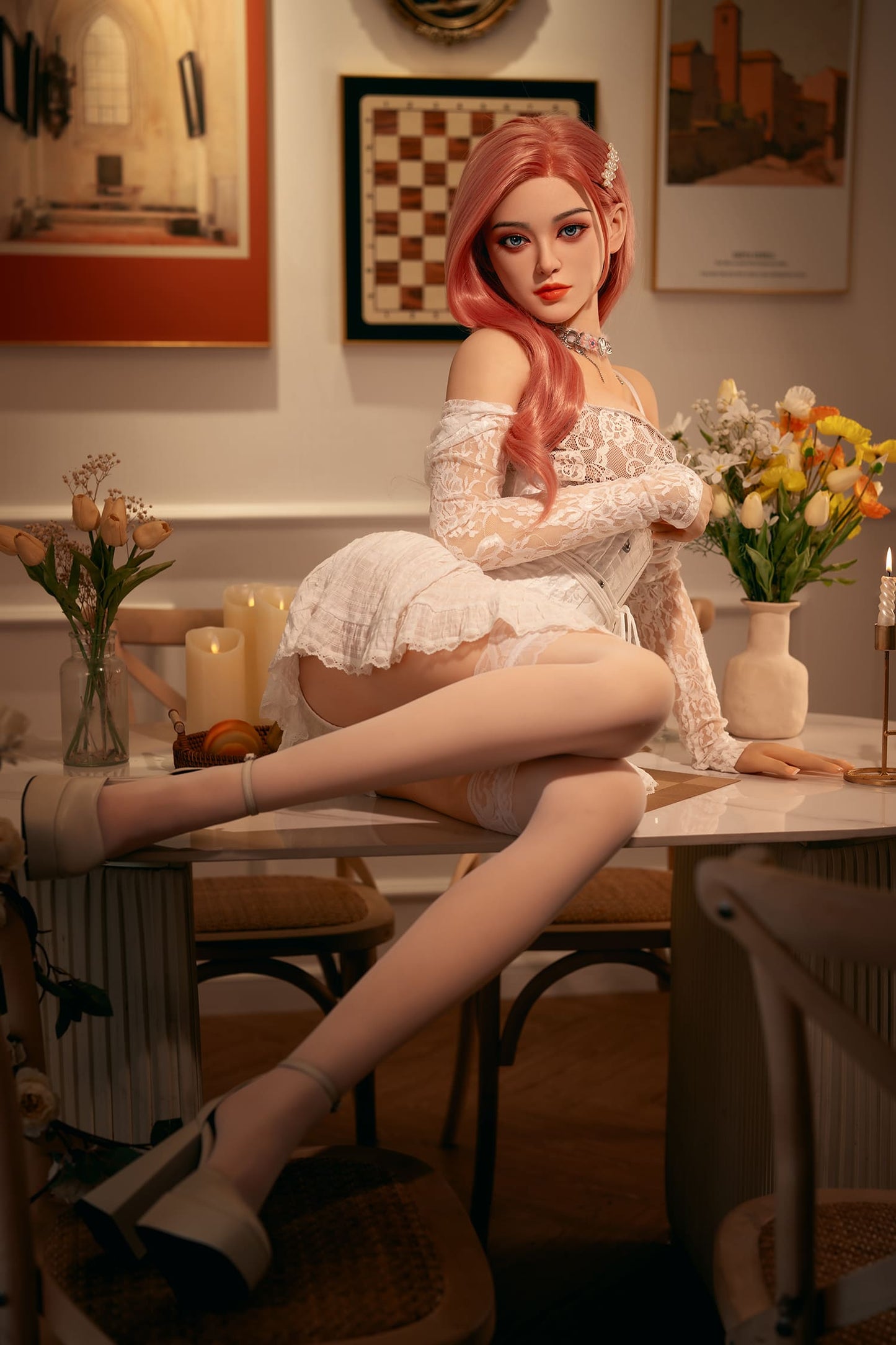 Scarlett 160 cm - C Cup Silicone Head with TPE Body Sex Doll by SY Doll | In Stock USA