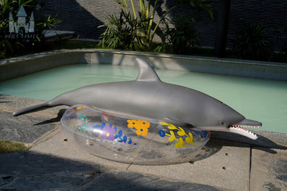 Dolls Castle dolphin silicone doll facial and mouth detail  