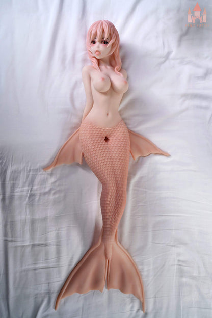 Dolls Castle Mermaid 80cm silicone sex doll torso front view