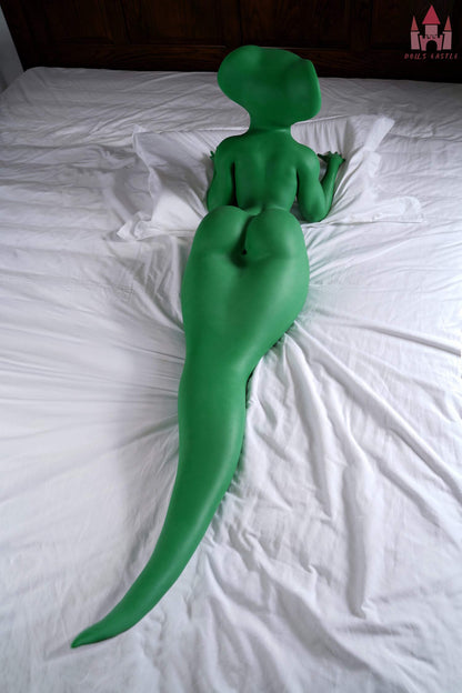 Life size 160cm G Cup silicone snake sex doll 