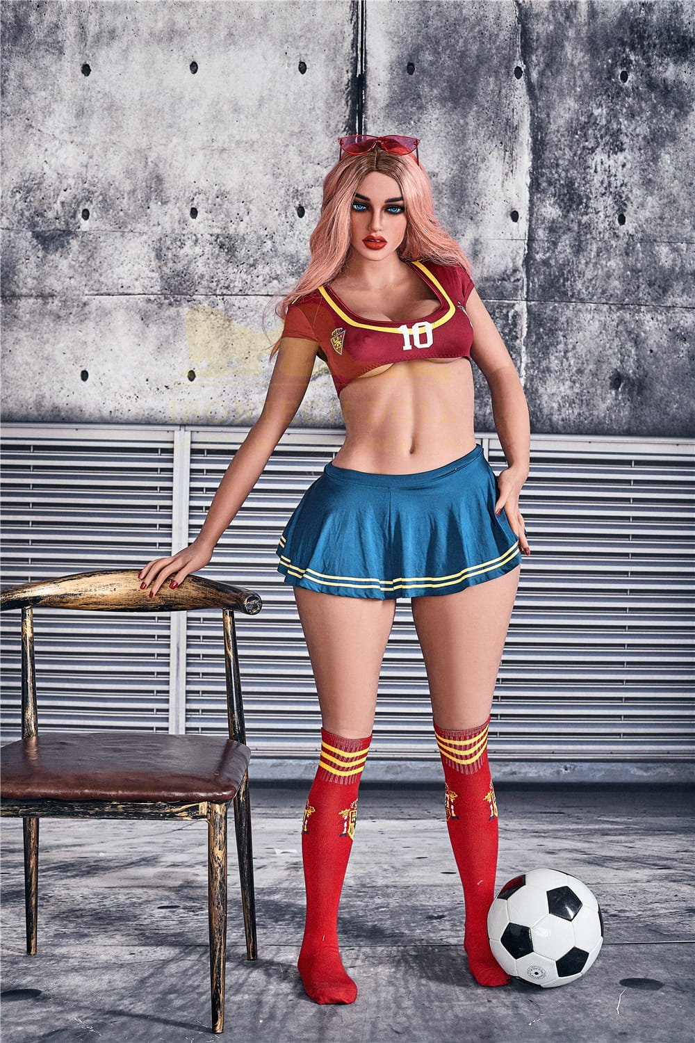 Footballer sex doll with beautiful athletic body at dollslovers.com 
