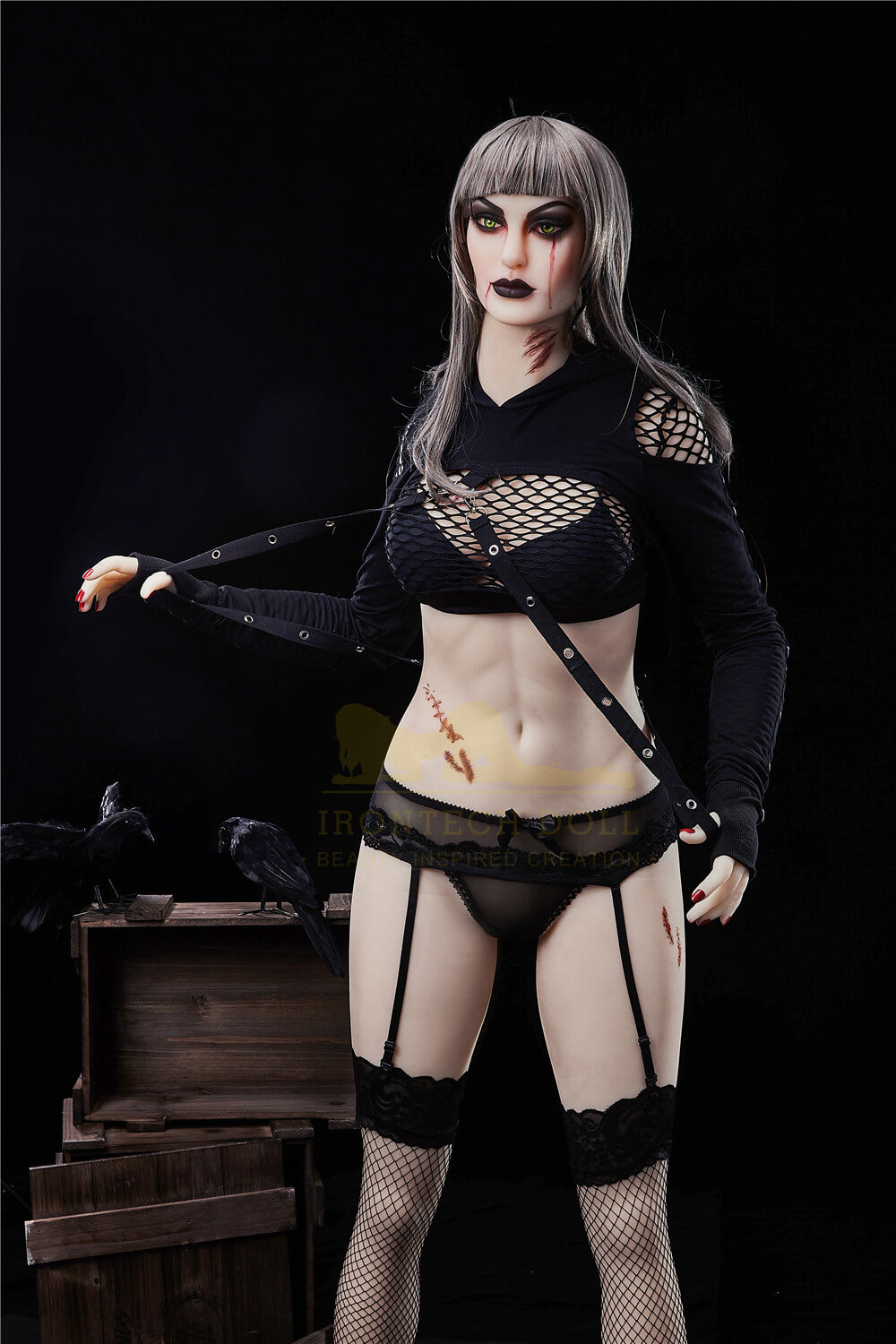 hot girl dressed for halloween