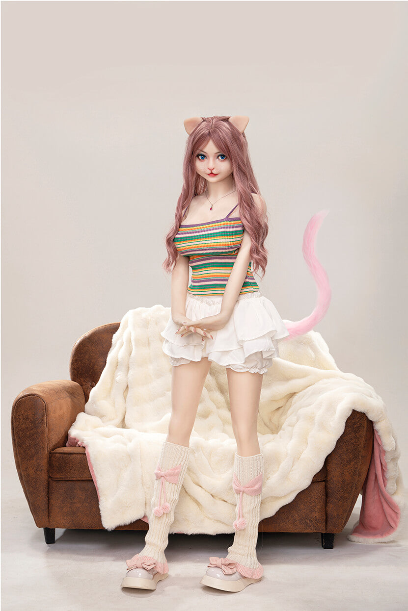 Hybrid fantasy sex doll feline goddess
