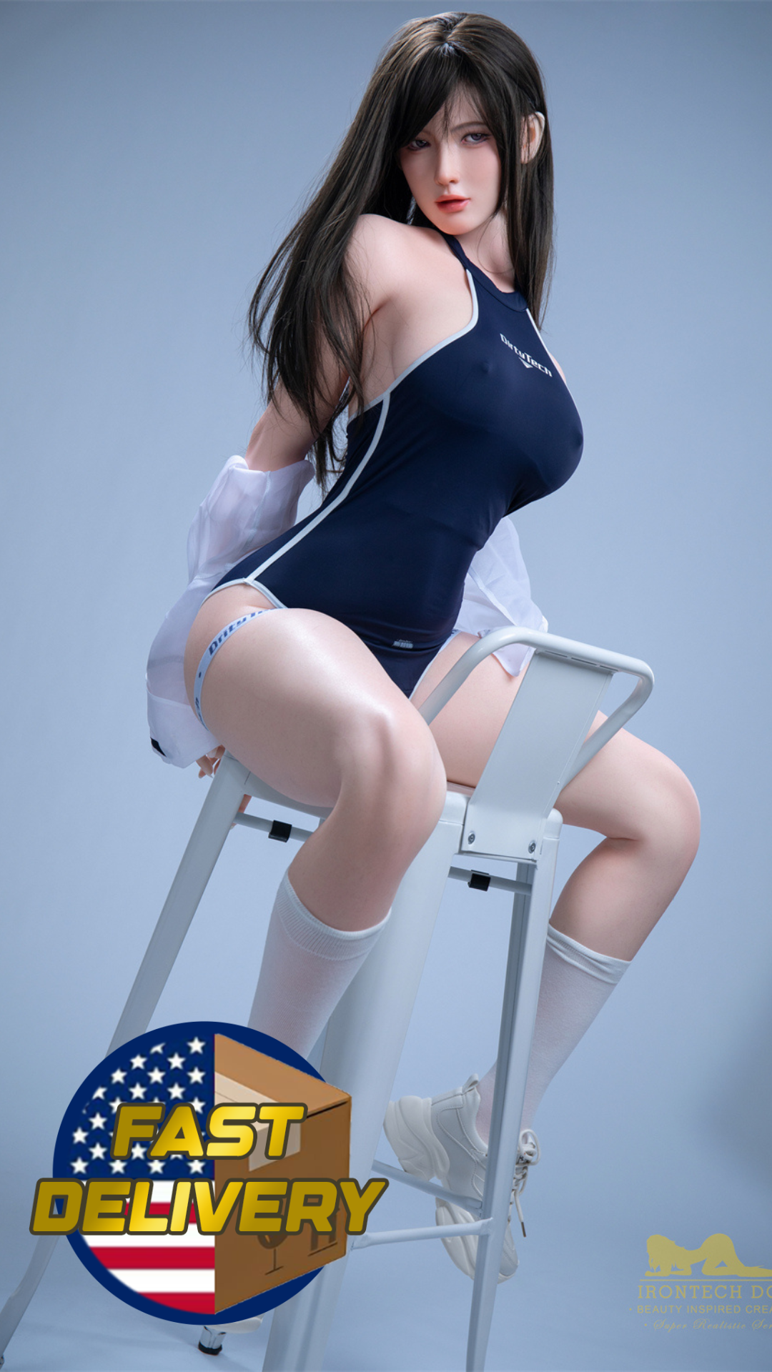 Sex Doll in USA Stock - Irontech - Miya D. 164cm - G Cup - Silicone
