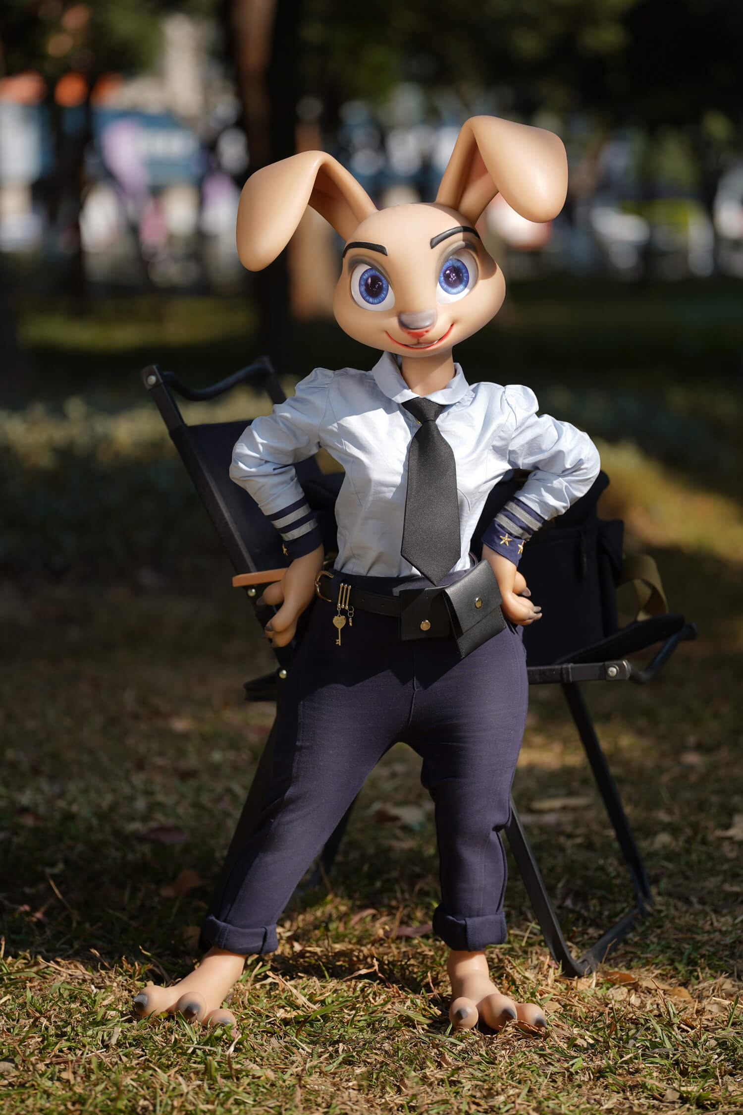 Police bunny fantasy sex doll Rabbitie premium silicone