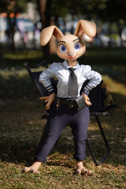 Police bunny fantasy sex doll Rabbitie premium silicone
