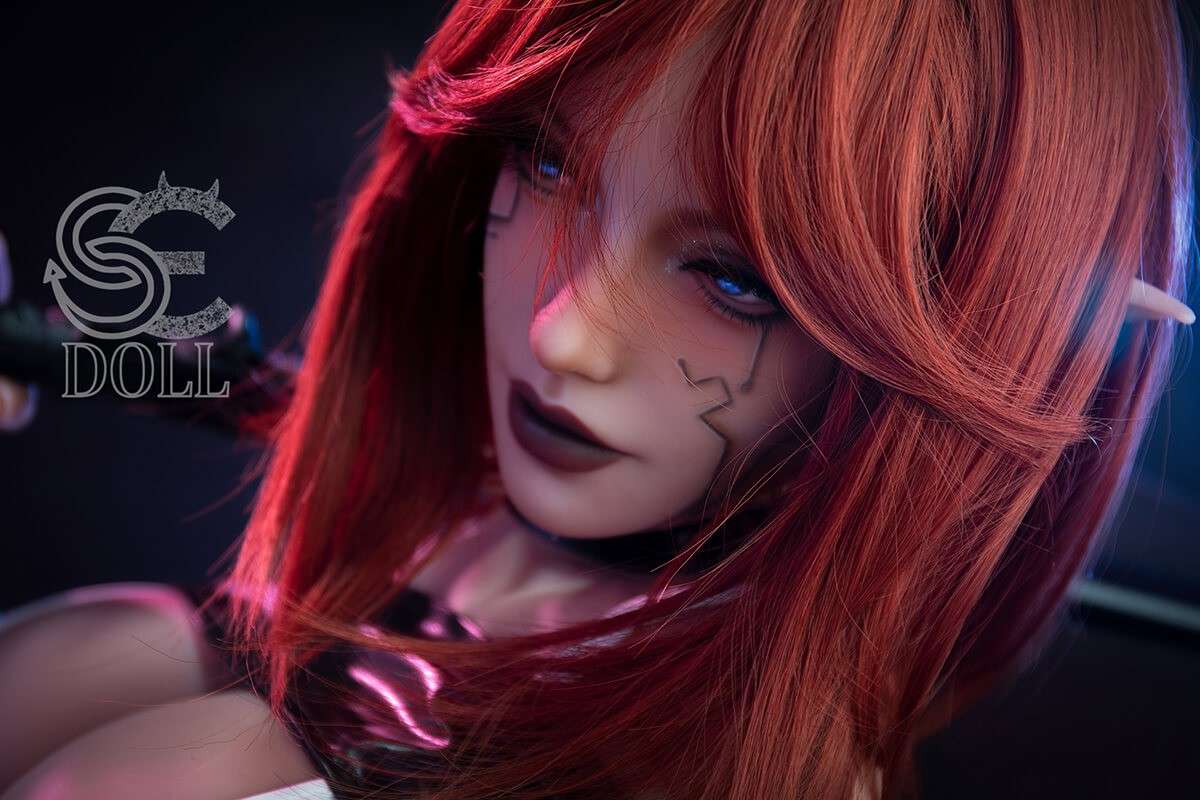 Futuristic elf warrior character with red hair – SEDOLL sex doll