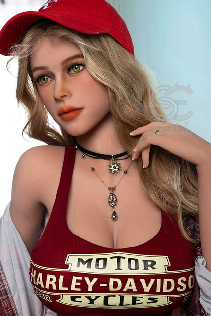 Hannah.C blonde love doll with F-cup curves