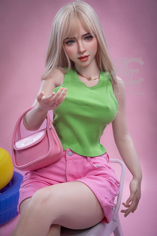 Colorful Blonde Beauty 161cm E Cup Silicone Sex Doll by SEDOLL