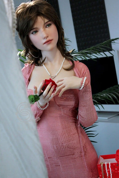 Bohemian-inspired blonde silicone love doll by SEDOLL