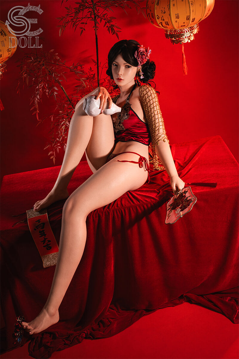 165cm Asian Full Silicone Sex Doll C Cup