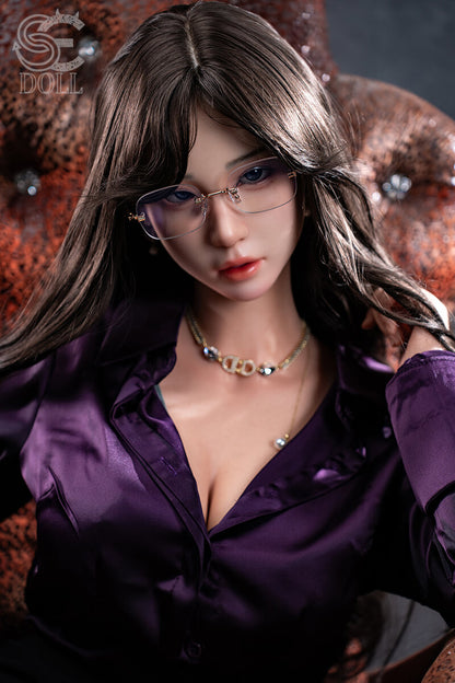 Asian style sex doll realistic silicone body slim waist doll