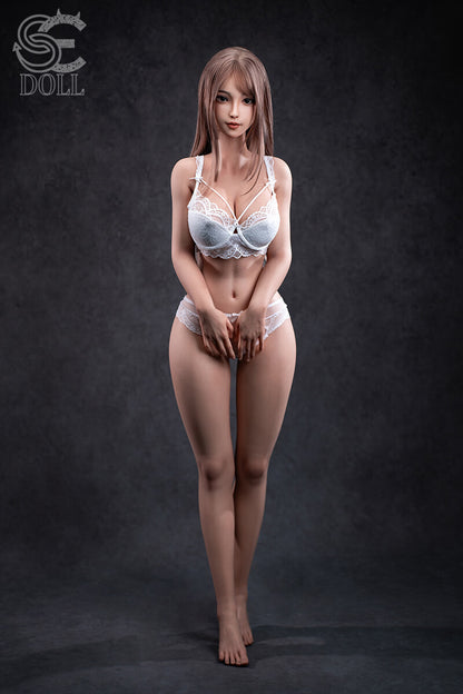 Life size silicone sex doll comforting girlfriend doll