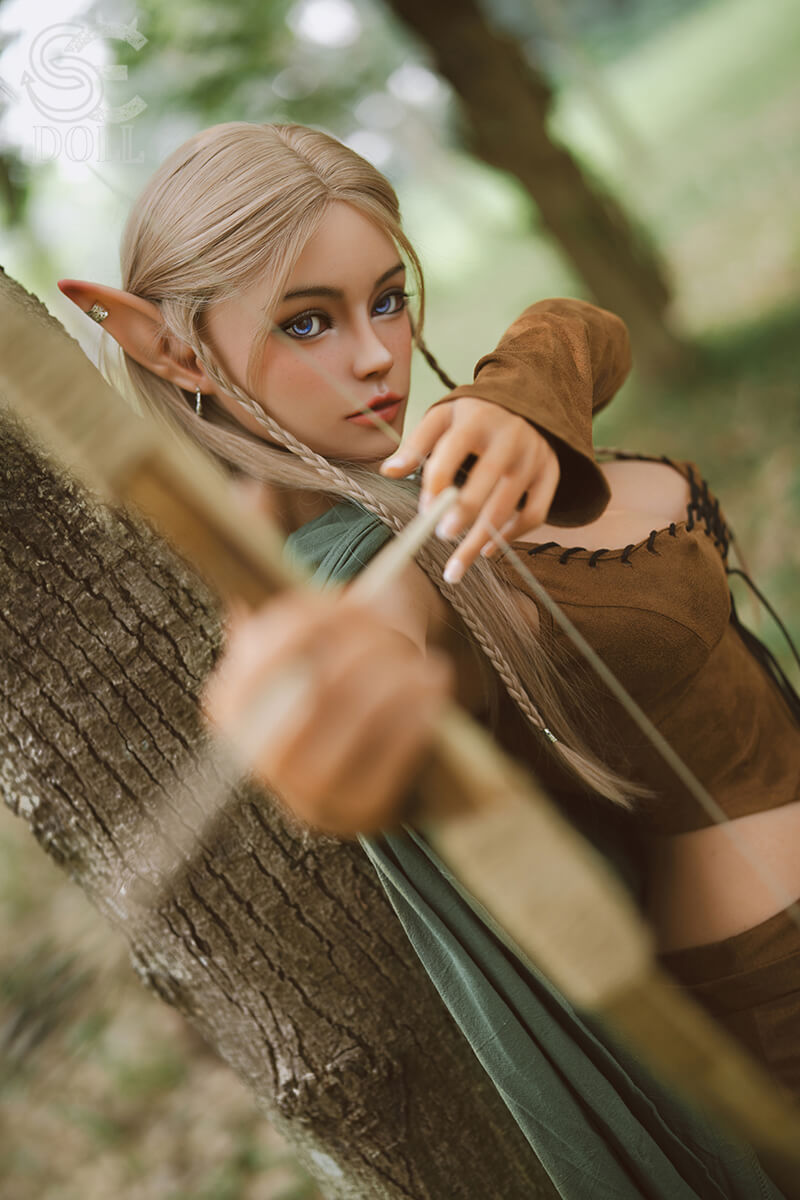Realistic fantasy love doll elf ears premium silicone companion doll
