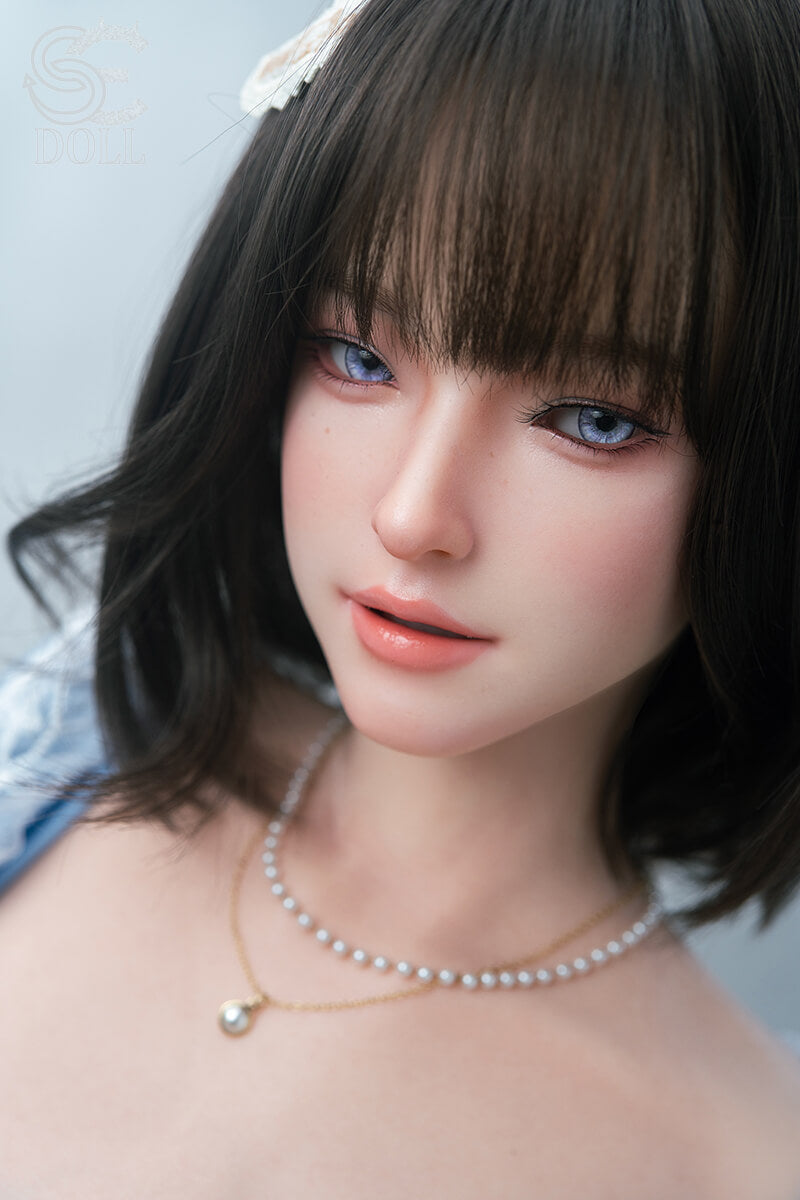 Anime silicone sex doll Shion by SEDOLL with soft facial features and realistic girlfriend appearance