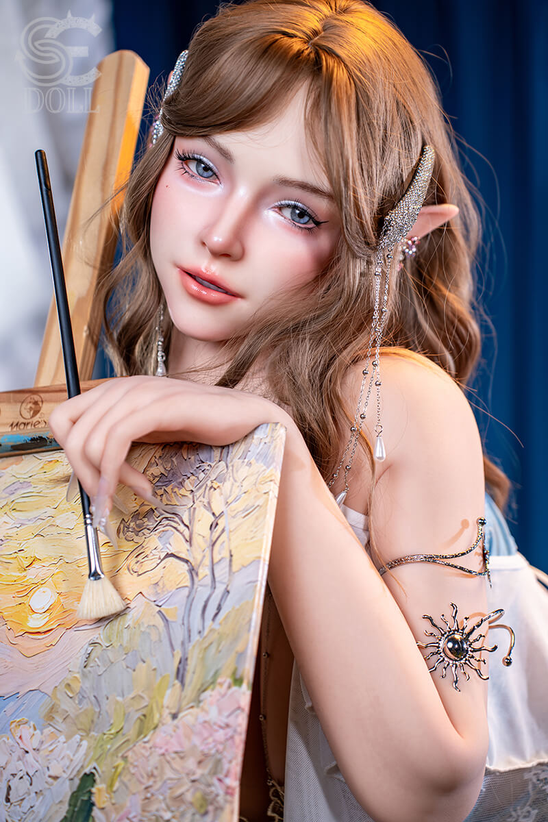 Authentic SEDOLL Annika.L Silicone Companion Doll with realistic craftsmanship and elegant design