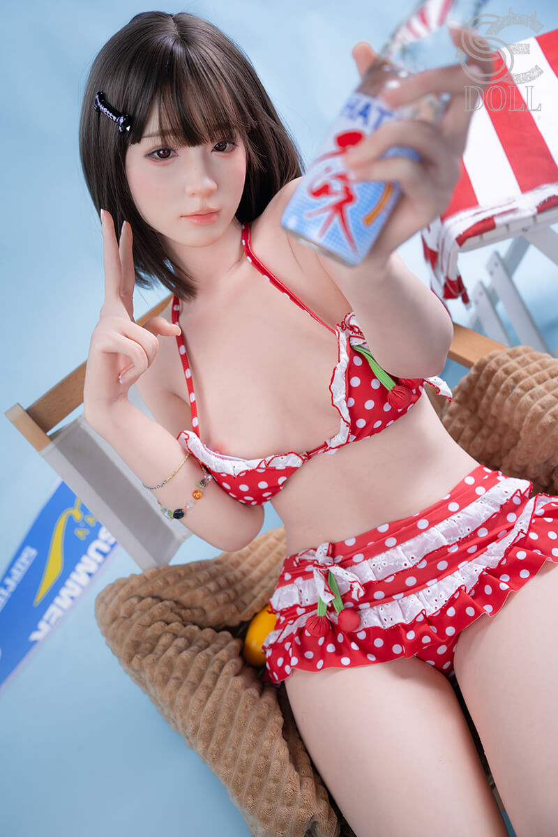 Airi Realistic Silicone Doll Sitting Pose