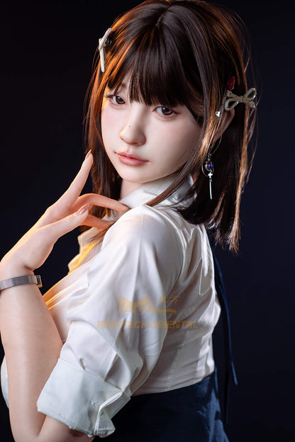 Yui Silk 158cm H Cup Irontech silicone sex doll front view