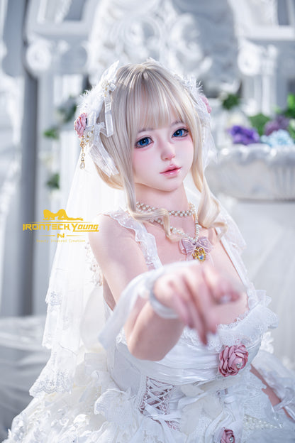 Irontech Momo 154cm E Cup anime platinum blonde