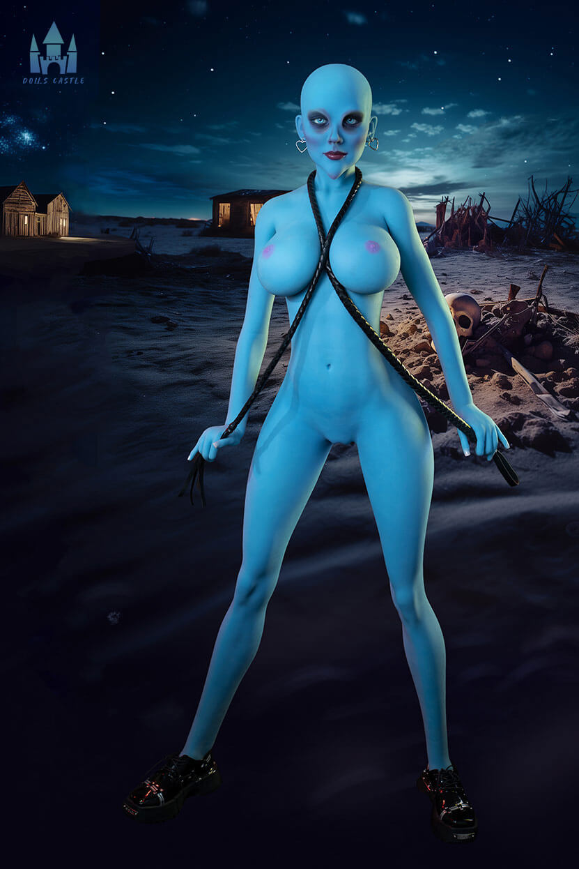Cowgirl alien sex doll Zeldarina realistic skin feel