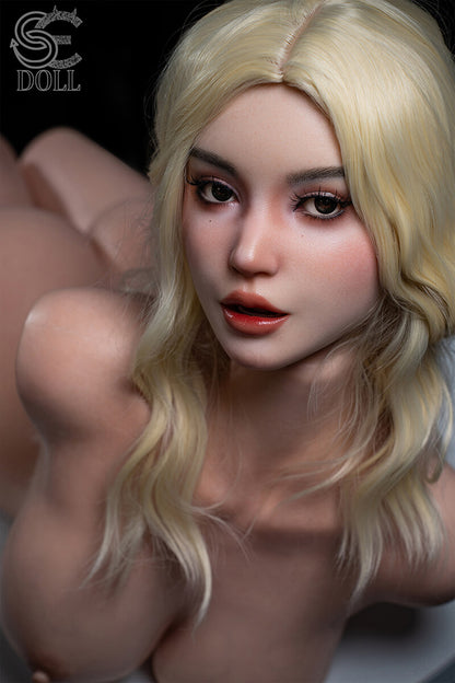 Playful and seductive silicone torso doll with voluptuous sculpted body